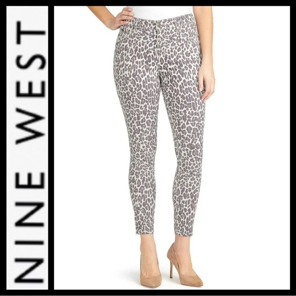 Nine West Denim - NWOT Nine West Slim Fit Gramercy Leopard Jean